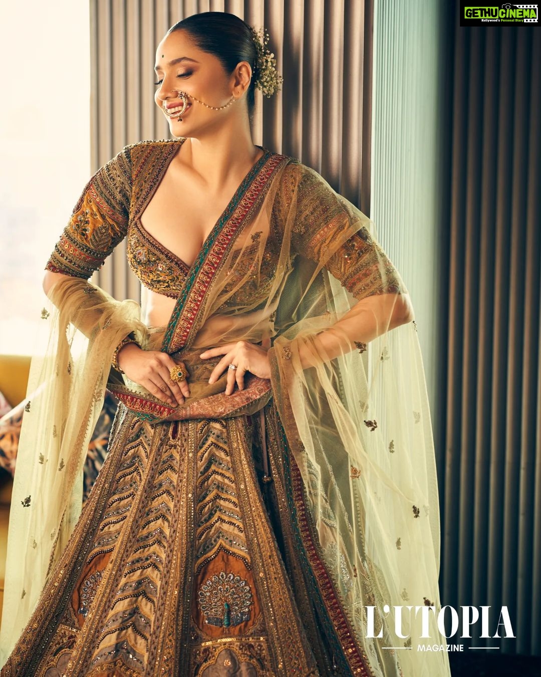 Ankita Lokhande Instagram - The elegant and talented actress, Ankita Lokhande epitomises our July cover with an insight to her years of dedicated work in the prominent industry of Bollywood highlighting her views on fitness, body positivity and women empowerment. Ankita Lokhande is an Indian actress who rose to fame by playing the role of 'Archana Deshmukh' in the TV serial, “Pavitra Rishta.” . Actress: Ankita Lokhande @lokhandeankita Magazine: L'utopia Magazine @lutopiamagazine Founder/EIC: Aparajita Jaiswal @davis_griffo Founder: Rahul Kumar @thewildstallion.in Outfit: Marwar couture @marwarcouture Jewellery: Notandas @notandas_jewellers Footwear: Chere @cherebrands Photographer: Rohn Pingalay @rohnpingalay Makeup Artist: Billy Manik @billymanik81 Hair Stylist: Tereza Sofie Sherpa @sofiexhmu___ Fashion Stylist: Kishan Pandya @krishi1606 Location: Novotel Mumbai International Airport @novotelmumbaiairport Retoucher: Harry @hqbe_retouch Interview: Aparajita Jaiswal @davis_griffo Artist Reputation Management @media.raindrop