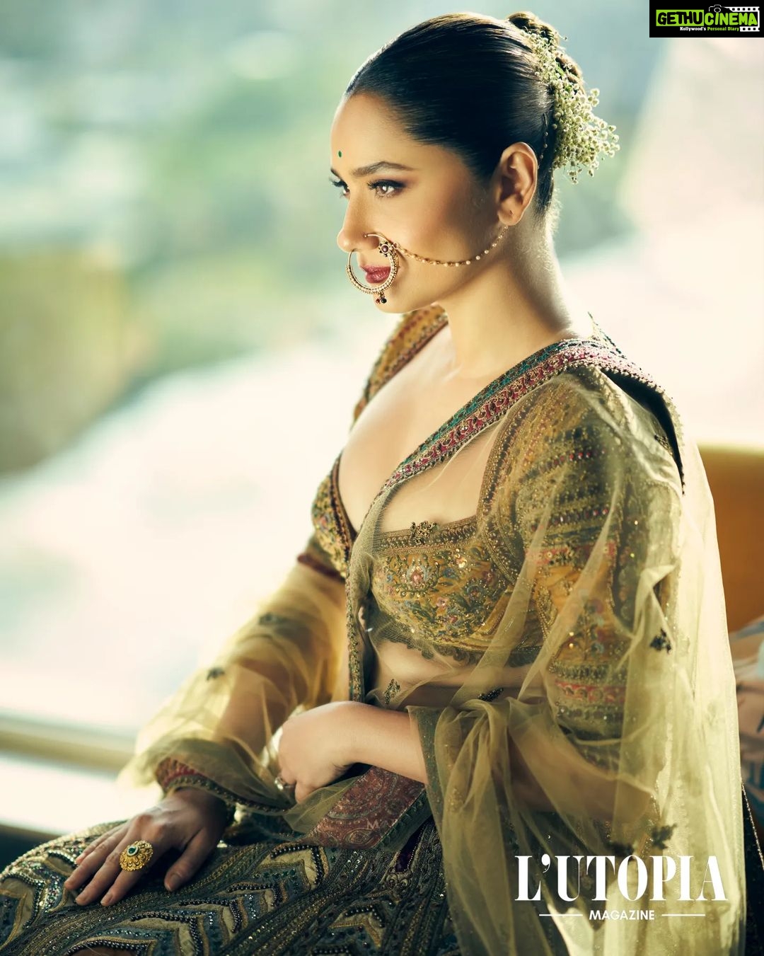 Ankita Lokhande Instagram - The elegant and talented actress, Ankita Lokhande epitomises our July cover with an insight to her years of dedicated work in the prominent industry of Bollywood highlighting her views on fitness, body positivity and women empowerment. Ankita Lokhande is an Indian actress who rose to fame by playing the role of 'Archana Deshmukh' in the TV serial, “Pavitra Rishta.” . Actress: Ankita Lokhande @lokhandeankita Magazine: L'utopia Magazine @lutopiamagazine Founder/EIC: Aparajita Jaiswal @davis_griffo Founder: Rahul Kumar @thewildstallion.in Outfit: Marwar couture @marwarcouture Jewellery: Notandas @notandas_jewellers Footwear: Chere @cherebrands Photographer: Rohn Pingalay @rohnpingalay Makeup Artist: Billy Manik @billymanik81 Hair Stylist: Tereza Sofie Sherpa @sofiexhmu___ Fashion Stylist: Kishan Pandya @krishi1606 Location: Novotel Mumbai International Airport @novotelmumbaiairport Retoucher: Harry @hqbe_retouch Interview: Aparajita Jaiswal @davis_griffo Artist Reputation Management @media.raindrop