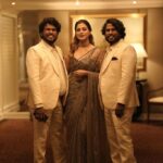 Anusree Instagram – Hand in hand with the icons of kochi….I’m really proud you my lovely brothers. I always know that you are meant for bigger heights. You are two perfect and humble souls to get this prestigious award ….i am extremely happy for the two of you and will always wish bigger success for both my lovely brothers…. @sajithandsujith 🥰🥰 The Leela Mumbai