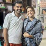 Anusree Instagram - Happy birthday to the bestest brother in the great big world. You are my gang and my don, my partner in crime, and my best friend and favourite guide. You are my team mate and my biggest supporter, dear brother....mother at times of sadness ...father at times of trouble....friend at times of laughter.... i am truly blessed for having you as my guardian angel...Wish you a happy birthday, dearest dear...I am always comfortable when I know that I have you and Mahesh @mahesh_bhai looking out for me. Wish you a happy day for every dawn that arrives in your life. PS::.thank you for acting surprised this time also. Have a great day ahead and a blessed year ahead. Happy Birthday 🎉 @anoobmurali_luv #brother #birthday #myfamily #happiness #celebration