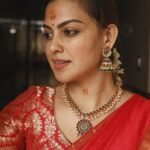 Anusree Instagram - "Sometimes, a single look can speak volumes, conveying emotions words fail to express.".. #travelltime #blessed #mookambika Click @ajingsam Jewellery @varuthri_findings
