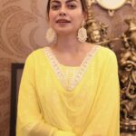 Anusree Instagram - "When you wear your favorite shade dress, your confidence and radiance shine even brighter."... #yellow #yellowlove #favorite 💛💛💛 Click @ajingsam Earring @varuthri_findings
