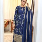 Anusree Instagram - I love all the shades of BLUE 💙.. MaH @sajithandsujith Outfit @silkycalicut