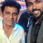 Arav Instagram - When a person you admire recognises you...it was a surreal moment...How sweet of you to recognize me and say this #Shivanna. Awestruck by your humility and the quality of respecting a fellow human. @nimmashivarajkumar a great human with high values. #shivanna #shivannafans #karunadachakravarthy #punithrajkumar #