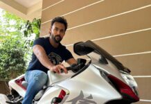 Arav Instagram - Whos coming for a ride...🏍 #hayabusa