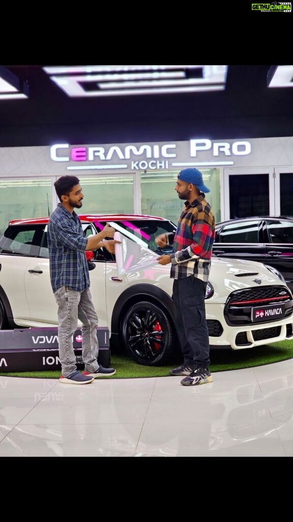 Arjun Ashokan Instagram - Introducing INDUSTRY-FIRST Revolutionary ION EXCHANGE TECHNOLOGY into CERAMIC PRO’s Flagship range of Nano Ceramic Coatings and PPF Products. @CERAMICPRO @KAVACA always superior in every aspect.💯 Work done for @Arjun_Ashokan 🤝 We’re stepping into CONSISTENT 9 YEARS Journey with @CERAMICPRO, 100% commitment with the Brand as well as to Customers. We are always ahead in terms of Quality, Updations, Commitment and Trust.💯 Ernakulam, Kalamasery