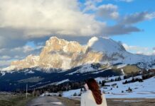 Arthi Venkatesh Instagram - Finding paradise wherever I go Travel partner @gtholidays.in . . . . . #domites #italy #mountains #italianalps #travel #snowcap #hiking #serene #nature #wanderlust #beauty #alps #italian #pizza Dolomites, Italian Alps