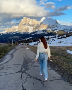 Arthi Venkatesh Instagram - Finding paradise wherever I go Travel partner @gtholidays.in . . . . . #domites #italy #mountains #italianalps #travel #snowcap #hiking #serene #nature #wanderlust #beauty #alps #italian #pizza Dolomites, Italian Alps