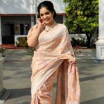 Arya Instagram - Step up your saree game in this gorgeous Banarasi Tussar Georgette saree, featured in a pleasing and delicate pastel crepe colour. Woven with intricate silver zari in meenakari pattern, it's an elegant choice for any occassion! 📲Contact us: +91 7994137794 📍Explore the full range at our boutique, Trivandrum @aroya_by_arya_resmi Brand : @kanchivaram.in Inframe : @arya.badai Makeup: @vikramanvijitha Hair : @chan_aneesh Drapist : @draping_damini . . . #saree #sareelove #partywear #designersarees #styleinspo #trendy #handwork #handmade #modern #glamorous #glitz #vibrant #glitter #fun #colors #onlineshopping #supportsmallbusiness #trivandrum #trivandrumdiaries