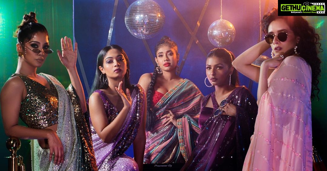 Arya Instagram - WHO SAYS GIRLS CANNOT PARTY IN A SAREEEE!!!! Let’s welcome this NEW YEAR with a whole lot of GLAMOUR , GLITTER and COLORS .. KANCHIVARAM is super happy and excited to introduce to all you glamorous ladies out there our brand new Collection “GLITZ AND GLAM” !! ❤️ “GLITZ AND GLAM” is completely focused on Handworked Premium Designer wear Sarees/ Cocktail Sarees perfect for all those who love to put on something super glamorous and funky for any special occasion.. This one of a kind Collection of Handpicked designer wear Sarees would be your perfect Choice to simply stand out!! WE CANT WAIT TO SHOW THESE BEAUTIES TO YOUUUU! STAY TUNNNNEDD !!!! 💕 📲Contact us: +91 7994137794 📍Explore the full range at our boutique, Trivandrum @aroya_by_arya_resmi Brand : @kanchivaram.in Inframe : @iam_evelynjuliettt @gopika_manjusha @alasandrajohnson @sreebhadra.menon @pretthy_doctist Photography & Post production : @plan.b.actions @jibinartist Make up : @shoshank_makeup @vikramanvijitha Hair : @chan_aneesh Styling : @sabarinathk_ @sanidhasidharth Art : @silvester_attractte Art assistant @anu_vavachan_ Studio : @maxxocreative @huwais.majeed Camera assistants : @dayonphotos @ebin_jozef_antoni @rizwanmechoth @_adams_abraham_ . . #saree #sareelove #partywear #designersarees #styleinspo #trendy #handwork #handmade #modern #glamorous #glitz #vibrant #glitter #fun #colors #onlineshopping #supportsmallbusiness #trivandrum #trivandrumdiaries Maxxo Creative