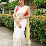 Arya Instagram - ഉത്രാടം 2023 🌸 Saree @kanchivaram.in MUA @brandy_makeup_artist Jewelry @mayoorajewelerydesigns Styling @sabarinathk_ Pc @rojan_nath #onam #festive #happiness #onam #2023
