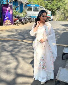Arya Instagram - Dress only and only to impress yourself 🤍 

Costume @trose_by_isabella 
MUA @vikramanvijitha 
Styling @sabarinathk_