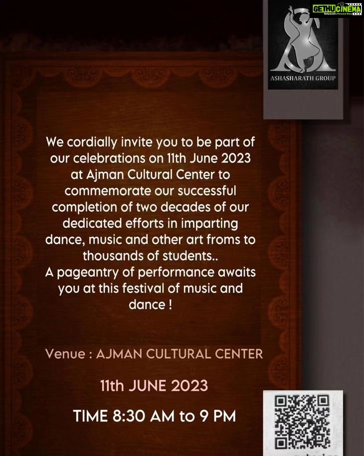 Asha Sharath Instagram - Welcome you all to our annual day celebrating our 20th year. Thank you all🙏 @ashasharathkairalikalakendram @ashasharathperformingarts @ashasharathcollections @uthara.sharath