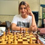 Ashima Narwal Instagram - Some days you are meant to be intellectual & some days are just meant for sheer stupidity!! Thank you for the game @therollacosta Lots of love Ash #loveashima #ashima #ashimanarwal #misssydneyelegance #missindia #chess India