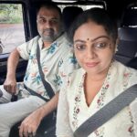 Aswathy Sreekanth Instagram - 11 years of marital journey 😌 Never an easy ride, but it made us stronger. We grew older together but never compromised on individual growth. Yes, companionship matters. Happy Anniversary to US @sreekanthsreeinsta ❣️ NB : Seat belts are mandatory! It will save you from potential hazards, in any journey 🥴😁 #elevennotout #anniversary #couplegoals #life #fam