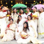 Aswathy Sreekanth Instagram - Everything looks better when you are with friends 🥰 #onamvibes #mytribe
