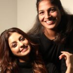 Athmiya Instagram - My forever favourite Sapnachechi 😘😘 @_sapnas_makeover ❤️❤️❤️Thanks ton chechiii for making me feel beautiful all the time ❤️❤️ Makeup and hairdo @_sapnas_makeover ❤️ 📸 @thampi.kiran_photography ❤️❤️ Trivandrum, India