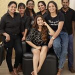 Athmiya Instagram - Team @_sapnas_makeover ❤️