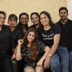 Athmiya Instagram - Team @_sapnas_makeover ❤️