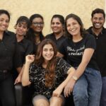 Athmiya Instagram - Team @_sapnas_makeover ❤️