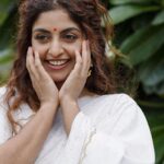 Athmiya Instagram - Some rain must fall,some flowers must bloom 🤍 💄 @sreegeshvasan_makeupartist 👗 @hoorlyn_design_studio 📸 @vineeth_sivadas_ Accessoires @parakkat.jewels Kochi, India
