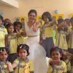 Athulya Ravi Instagram - What a memorable day it was ❤️ cherishing every moment and every person who gave me so much love ❤️ love you all ❤️ #excelinstitutions M&H @mac3makeoverstudio ❤️ 👗 @shyn_fascino @fascinodresses_by_shyn ❤️