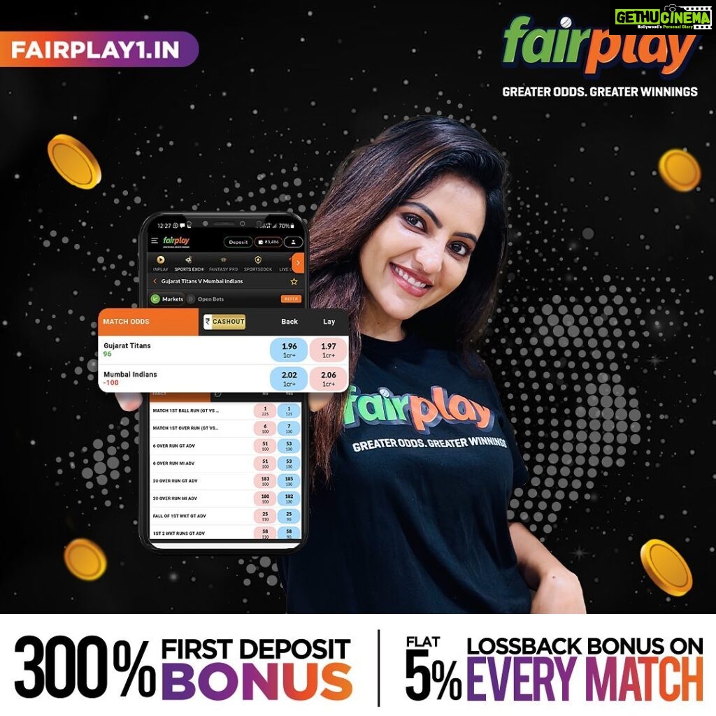 Athulya Ravi Instagram - Use Affiliate Code ATHU300 to get a 300% first and 50% second deposit bonus. It's the semi-final of the IPL and Mumbai are in for an epic clash with Gujarat. Predict the performances of your favourite teams and players through 400+ fancy market options and stand the best chance to win big. Get a 5% loss-back bonus on every match this IPL and withdraw your earnings 24x7 🤑🤑. Visit the link to place your bets now! Register today, win everyday 🏆 #IPL2023withFairPlay #IPL2023 #IPL #MIvsGT #Cricket #T20 #T20cricket #FairPlay #Cricketbetting #Betting #Cricketlovers #Betandwin #IPL2023Live #IPL2023Season #IPL2023Matches #CricketBettingTips #CricketBetWinRepeat #BetOnCricket #Bettingtips #cricketlivebetting #cricketbettingonline #onlinecricketbetting