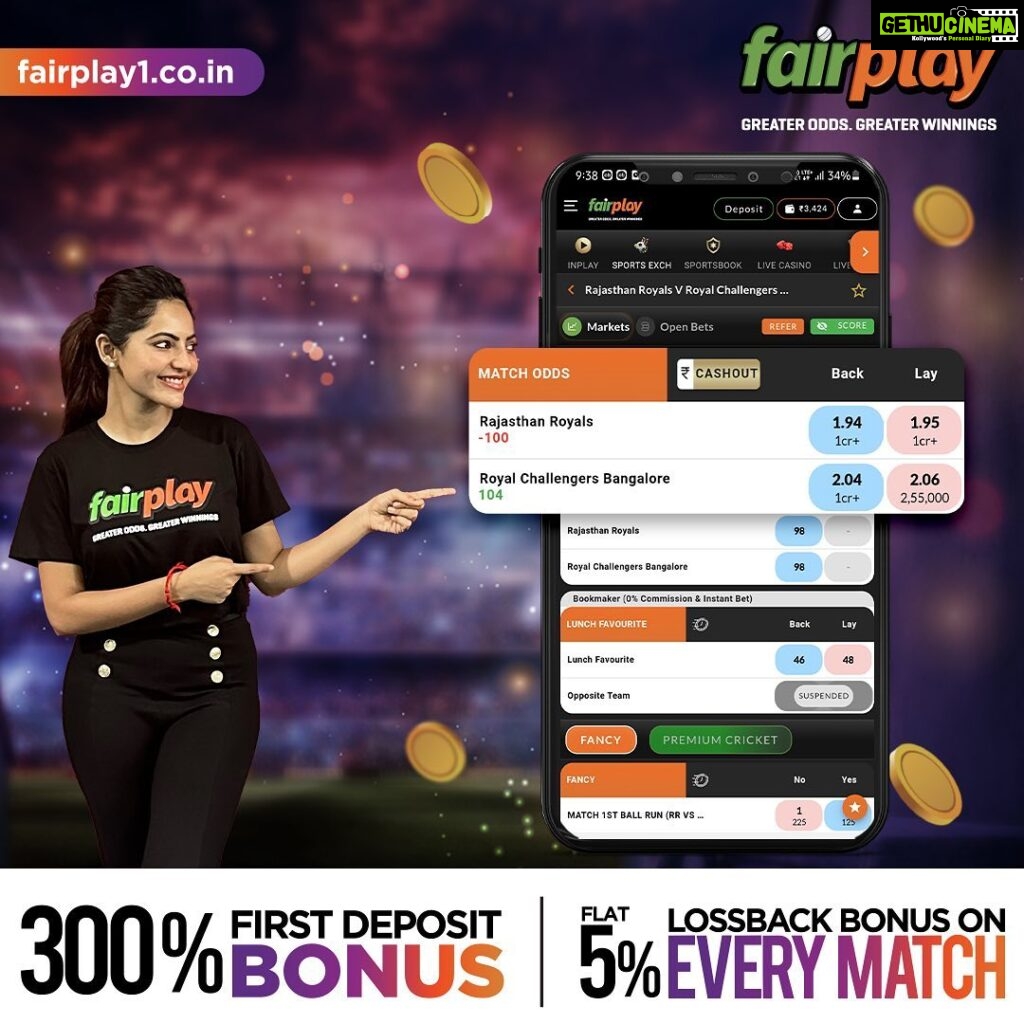 Athulya Ravi Instagram - Use Affiliate Code ATHU300 to get a 300% first and 50% second deposit bonus. The thrill of the IPL continues as it's heading towards the final few weeks. Stand the best chance to win big during the IPL by predicting the performance of your favorite teams and players. 🏆🏏 Get a 15% referral bonus on inviting your friends and a 5% loss-back bonus on every IPL match. 💰🤑 Don't miss out on the action and make smart bets with FairPlay. 😎 Instant Account Creation with a few clicks! 🤑300% 1st Deposit Bonus & 50% 2nd Deposit Bonus, 9% Recharge/Redeposit Lifelong Bonus/10% Loyalty Bonus/15% Referral Bonus 💰5% lossback bonus on every IPL match. 👌 Best Market Odds. Greater Odds = Greater Winnings! 🕒⚡ 24/7 Free Instant Withdrawals Setted in 5 Minutes Register today, win everyday 🏆 #IPL2023withFairPlay #IPL2023 #IPL #Cricket #T20 #T20cricket #FairPlay #Cricketbetting #Betting #Cricketlovers #Betandwin #IPL2023Live #IPL2023Season #IPL2023Matches #CricketBettingTips #CricketBetWinRepeat #BetOnCricket #Bettingtips #cricketlivebetting #cricketbettingonline #onlinecricketbetting