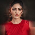 Athulya Ravi Instagram - INSPI(RED) ❤️ ! #red #reddress #redlove #grateful ! Outfit @prashantikumarlabel 👗 Styling @aaronoii 🥰 Clicked @screamstudiosbyharsha 📸 M&H @mua_vijisharath 🥰