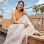 Athulya Ravi Instagram - #meter promotions ❤️❤️ Outfit @pallavijaipur 👗 Styling @manogna_gollapudi 🥰 M&H @mua_vijisharath 🥰 Clicked @screamstudiosbyharsha 📸 Earrings @deepagurnani 🥰