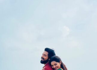 Athulya Ravi Instagram - BTS #diesel #beersong #lovegaana #rehearsal #shooting #beach #nature !! Link in bio ! Thank you @ekantastudio for half saree ❤️❤️