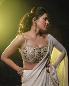 Athulya Ravi Instagram - On to better things 🤍 #blessed #happyweekend #fashion #ınstagood #picoftheday #motivation !! Saree @forampatel_official M&H @arupre_makeup_artist clicked @screamstudiosbyharsha Earrings @deepagurnani