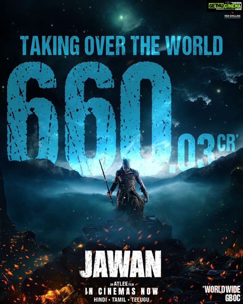 Atlee Kumar Instagram - A storm called Jawan has taken over the world!🔥 Book your tickets now: https://linktr.ee/Jawan_BookTicketsNow Watch #Jawan in cinemas - in Hindi, Tamil & Telugu.