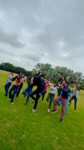 Bhavin Bhanushali Instagram - Fun time during shoot ❤️ #garmagaramshiro #gujrati