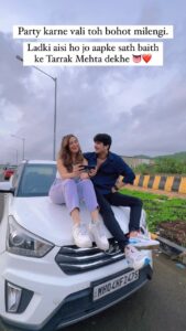 Bhavin Bhanushali Instagram - I’m addicted to Tarrak Mehta 😂❤️ @saibakapoor30 
#tmkoc #comedy #couplegoals