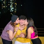 Bhavin Bhanushali Instagram - Teentigada kaam Sawaara ❤️ @sameeksha.sud_ @vishalpandey_21 #teentigada #friendship #friendshipgoals