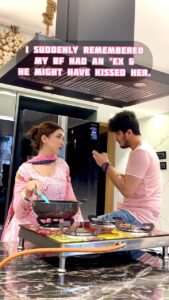 Bhavin Bhanushali Instagram - Meri Yaad-dash kamzor nahi hai 🤔 @bhavin_333 😋

:

#reel #trending #concept #couplecomedy #bhavinbhanushali #afshakhan