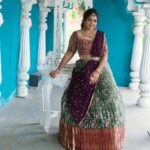 Bhavya Gowda Instagram - ❤️ MUA: @makeoverby_divyagowda Outfit: @rentyourlook_by_chandangowda Hairstyle by: @hairstylist_bangalore Jewels: @velvetboxby Captured by: @happeningpixels Location: @theshirestudioblr