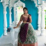 Bhavya Gowda Instagram - ❤️ MUA: @makeoverby_divyagowda Outfit: @rentyourlook_by_chandangowda Hairstyle by: @hairstylist_bangalore Jewels: @velvetboxby Captured by: @happeningpixels Location: @theshirestudioblr