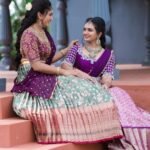 Bhavya Gowda Instagram - ❤️ MUA: @makeoverby_divyagowda Outfit: @rentyourlook_by_chandangowda Hairstyle by: @hairstylist_bangalore Jewels: @velvetboxby Captured by: @happeningpixels Location: @theshirestudioblr