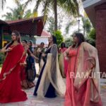 Bhavya Gowda Instagram - From sets of Geetha 💕 #ramjitalkies #geetha #colorskannada
