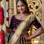 Bhavya Gowda Instagram - 💜 Outfit: @rentyourlook_by_chandangowda Jewels: @thespatika