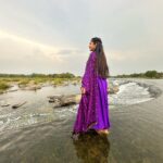 Bhavya Gowda Instagram - 💜 Outfit: @eena_couture