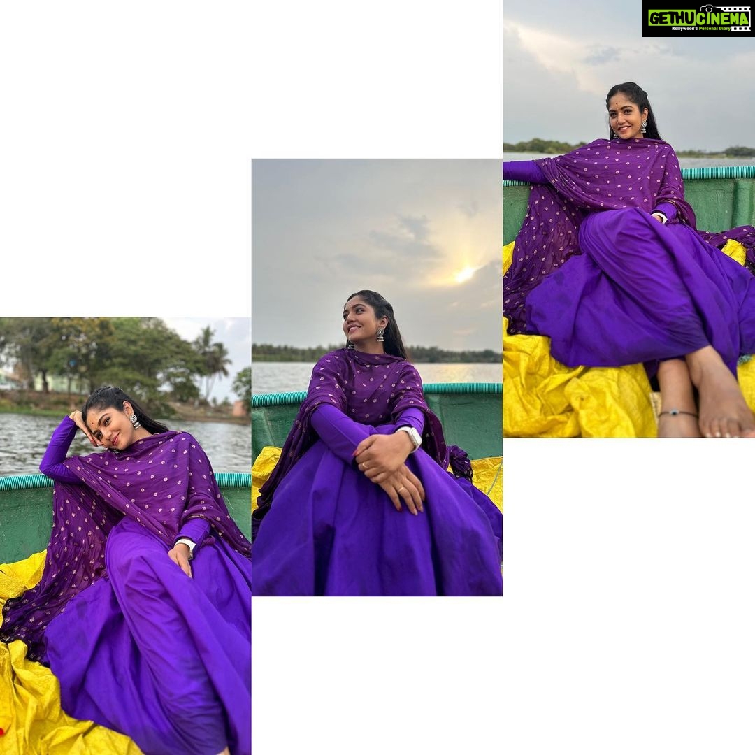 Bhavya Gowda Instagram - 💜 Outfit: @eena_couture