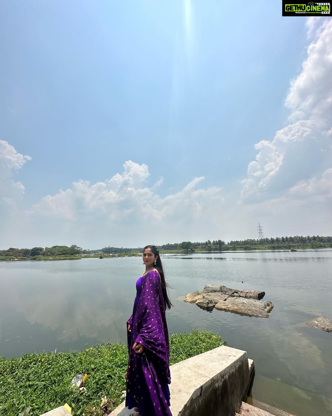 Bhavya Gowda Instagram - 💜 Outfit: @eena_couture