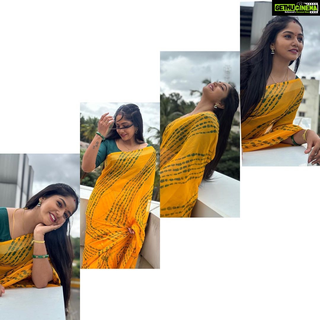 Bhavya Gowda Instagram - Our first and last love is SELF-LOVE💚 #kannada #kannadaactress #bhavyagowda670 #geethaserial #geethaserialbhavyagowda670 #colors #colorskannada #actor #actresses #telgu #telguactress #starmaa #kks #kalisiuntekaladusukhamserial #instagram #instagood #instadaily #insta #instafashion