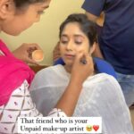 Bhavya Gowda Instagram - 🥹❤️ #geethaserial #makeup #unpaidmakeupartist #jiminbts #angeljimin