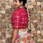 Bhavya Gowda Instagram - 💞✨ Outfit: @custom_made_fashions PC: @dhanush_gowda_official #kannada #kannadaactress #bhavyagowda670 #geethaserial #geethaserialbhavyagowda670 #colors #colorskannada #actor #actresses #telgu #telguactress #starmaa #kks #kalisiuntekaladusukhamserial #instagram #instagood #instadaily #insta #instafashion