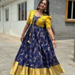 Bhavya Gowda Instagram - 💛 Outfit: @classy_renthouse @classy.designerhouse Bangalore, India
