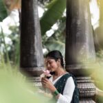 Bhavya Gowda Instagram - 🤍 MUA: @makeoverby_divyagowda Outfit: @rentyourlook_by_chandangowda Hairstyle by: @hairstylist_bangalore Jewels: @velvetboxby Captured by: @happeningpixels Location: @theshirestudioblr #kannada #kannadaactress #bhavyagowda670 #geethaserial #geethaserialbhavyagowda670 #colors #colorskannada #actor #actresses #telgu #telguactress #starmaa #kks #kalisiuntekaladusukhamserial #instagram #instagood #instadaily #insta #instafashion
